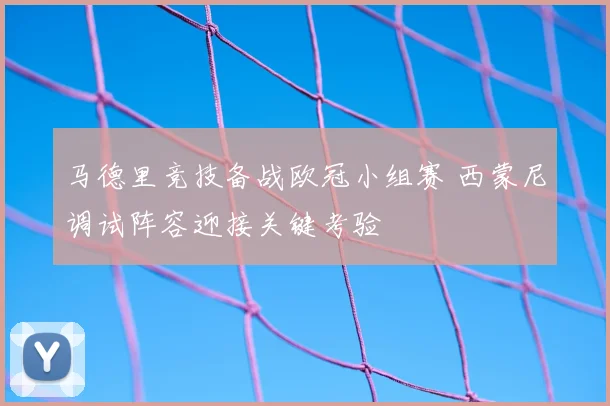 马德里竞技备战欧冠小组赛 西蒙尼调试阵容迎接关键考验