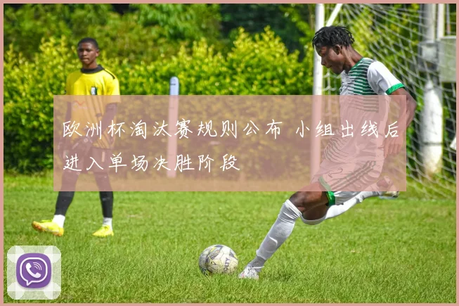欧洲杯淘汰赛规则公布 小组出线后进入单场决胜阶段