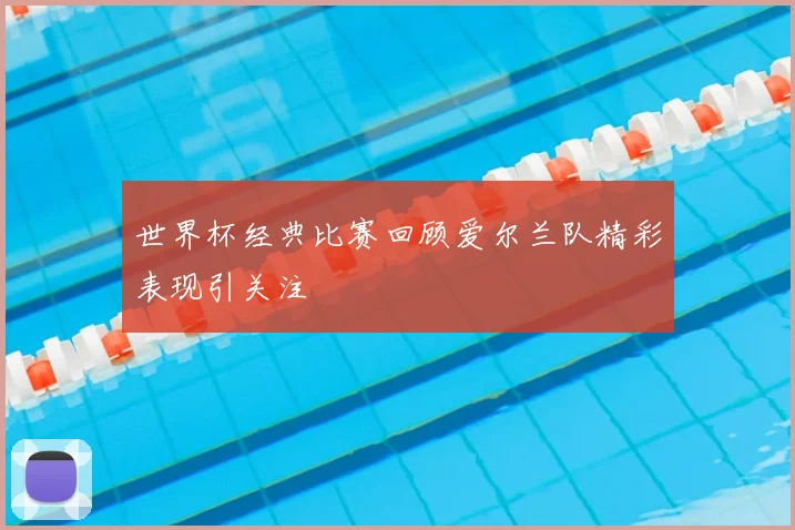 世界杯经典比赛回顾爱尔兰队精彩表现引关注