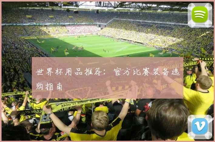 世界杯用品推荐:官方比赛装备选购指南